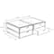 Sorbus 4-Drawer Extra Large Acrylic Cosmetic Organizer